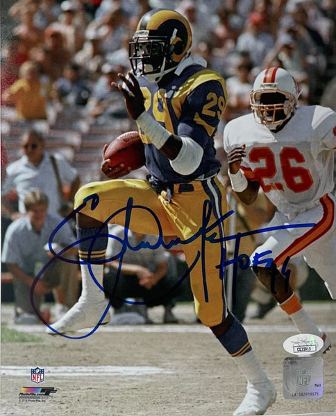 Eric Dickerson Los Angeles Rams Autographed 8x10 Photo JSA COA