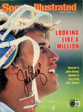 John Elway Signed 8/15/83 Sports Illustrated Magazine Beckett 45466
