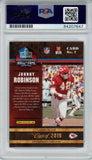 Johnny Robinson Autographed 2019 Panini Hall Of Fame Trading Card PSA 32997