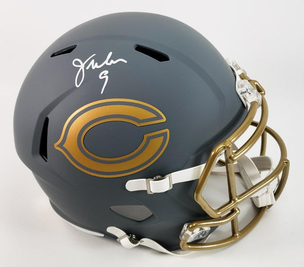 Jim McMahon Signed Chicago Bears Full Size Helmet (Beckett) Super Bowl XX Q.B.