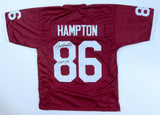 Dan Hampton Signed Arkansas Razorbacks Jersey Inscribed "CHOF 24" (JSA COA) D.T.