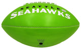 Steve Largent & Jim Zorn Signed Seattle Seahawks Green Logo Football MCS Holo