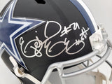 EZEKIEL ELLIOTT AUTOGRAPHED SIGNED COWBOYS BLACK FULL SIZE HELMET BECKETT 146377