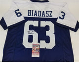 Tyler Biadasz Signed Dallas Cowboys Jersey (JSA COA) 2020 4th Round Pck / Center