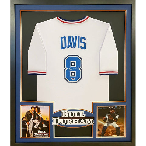 Bull Durham Autographed Signed Framed Movie Kevin Costner Crash Jersey PSA/DNA