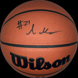 Emoni Bates Cleveland Cavaliers Signed Basketball NBA PSA