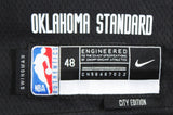 Thunder Shai Gilgeous-Alexander Signed Black Nike City Edition Jersey BAS