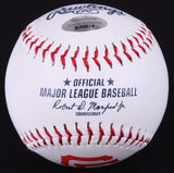 Gaylord Perry Signed Giants Logo Baseball (Schwartz) Hall of Fame Pitcher