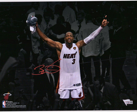 Dwyane Wade Miami Heat Signed 11x14 Spotlight 2013 NBA Finals Championship Photo