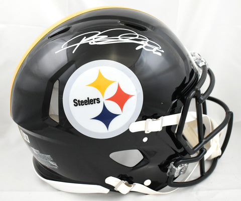 Rod Woodson Autographed Steelers F/S Speed Authentic Helmet - Beckett W Hologram