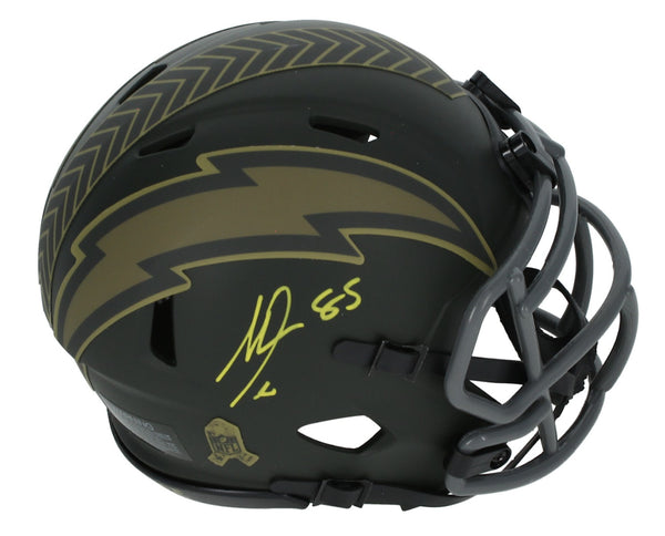Antonio Gates Autographed Chargers 2025 STS Mini Speed Helmet Beckett