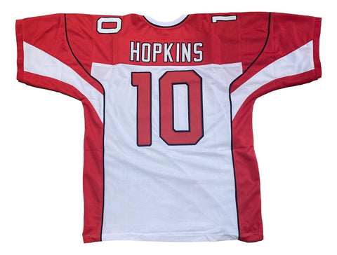 DeAndre Hopkins Custom White Pro-Style Football Jersey