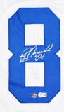 Jay Novacek Autographed White Style Jersey- Beckett W Hologram *Silver