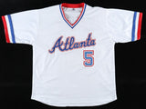 Bob Horner Signed Atlanta Braves Jersey (JSA COA) 1978 NL Rookie of the Year/ 3B