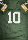 JAN STENERUD Signed Custom Replica Green Jersey AUTO w/ HOF 91 - BAS