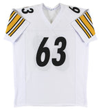 Dermontti Dawson "HOF 12" Authentic Signed White Pro Style Jersey BAS Witnessed