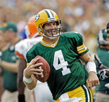 Brett Favre Signed 1998 National Quarterback Club Packers Awards Dinner Football