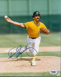Dennis Eckersley Signed Yellow Athletics Jersey (JSA COA) 1992 MVP & Cy Young