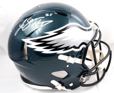 LeSean McCoy Autographed F/S Eagles Speed Authentic Helmet- Beckett W Hologram