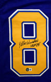 Kellen Winslow Autographed Dark Blue Pro Style Jersey w/ HOF - Beckett W Holo