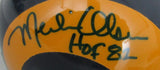 Merlin Olsen HOF Signed/Inscribed Los Angeles Rams Mini Helmet JSA 160433