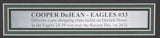 Cooper DeJean Autographed 16x20 Photo Framed Philadelphia Eagles Fanatics 195732