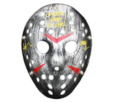 Ari Lehman Signed Friday the 13th Silver Costume Mask with "Crystal Lake" Insc
