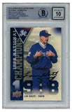 Lou Holtz Autographed/Signed 2013 Upper Deck #NC-LH Card Slab Beckett 52684