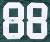 Jermichael Finley Signed Green Bay Packers Jersey (PSA COA) Super Bowl XLV Champ
