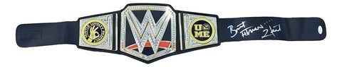 Bret Hart Signed Toy Replica WWE Championship Belt JSA Hologram