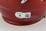 Tedy Bruschi Signed New England Patriots Flash Alternative Mini Helmet (Beckett)