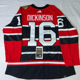 Jason Dickinson Signed Chicago Blackhawks Throwback Adidas Jersey (JSA COA)