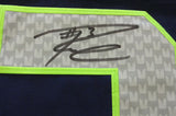 SEAHAWKS RUSSELL WILSON AUTOGRAPHED BLUE NIKE ELITE JERSEY SIZE 48 RW HOLO 60976