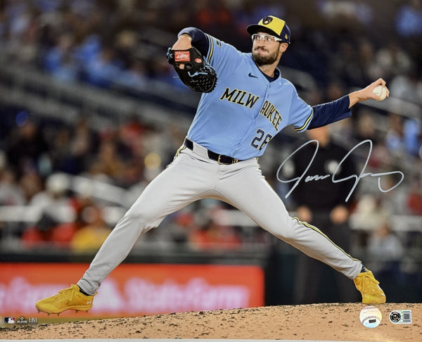 AARON ASHBY Signed 16x20 Photo #2 AUTO - Milwaukee Brewers - JSA