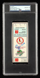 Ozzie Smith Signed 1987 Game 3 World Series Ticket (PSA 10) St. Louis Cardinals