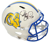 Jerome Bettis Autographed Los Angeles Rams RETRO Speed Full Size Helmet Beckett