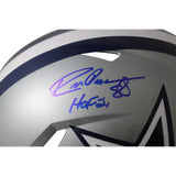 Staubach Dorsett Pearson Signed Dallas Cowboys Authentic Helmet Beckett 54611