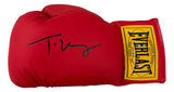 Tyson Fury Signed Red Left Hand Everlast Boxing Glove JSA QR