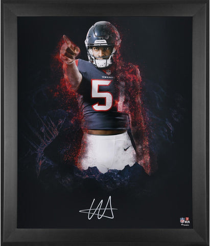 Will Anderson Jr. Houston Texans Framed Signed 20" x 24" In Focus Photo