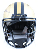 Alvin Kamara Autographed Saints F/S Rave Speed Authentic Helmet - Beckett W Holo