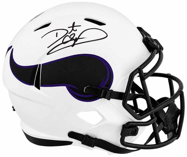 Daunte Culpepper Signed Vikings LUNAR Riddell Full Size Replica Helmet -(SS COA)