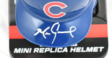 Mark Grace Autographed Chicago Cubs Mini Helmet - Beckett W Hologram *Silver