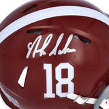 Nick Saban Alabama Crimson Tide Autographed Mini Helmet Steiner Sports