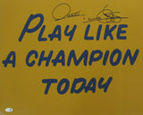 Raghib Rocket Ismail Notre Dame Autographed 16x20 Photo JSA 211125