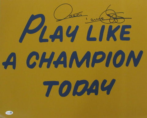 Raghib Rocket Ismail Notre Dame Autographed 16x20 Photo JSA 211125