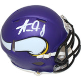 Aaron Jones Signed Minnesota Vikings Mini Helmet Beckett 44658