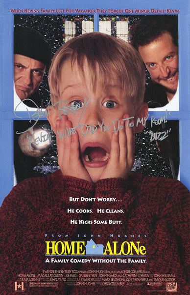Devin Ratray Signed Home Alone 11x17 Movie Poster w/Buzz & Quote -(SCHWARTZ COA)