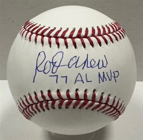 Twins/Angels ROD CAREW Signed Official MLB Baseball AUTO w/ "77 AL MVP"- JSA