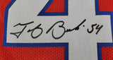 Tedy Bruschi Signed New England Patriots Jersey (Beckett) 3xSuper Bowl Champions