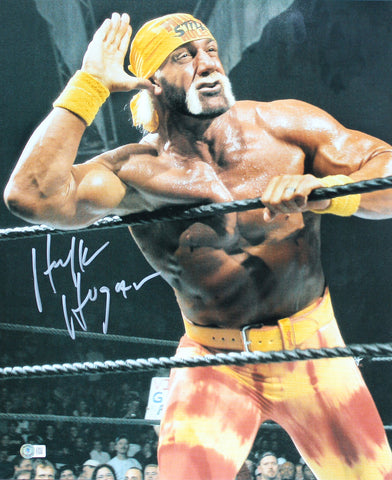 Hulk Hogan Authentic Signed 16x20 Vertical Close Up Photo Autographed BAS